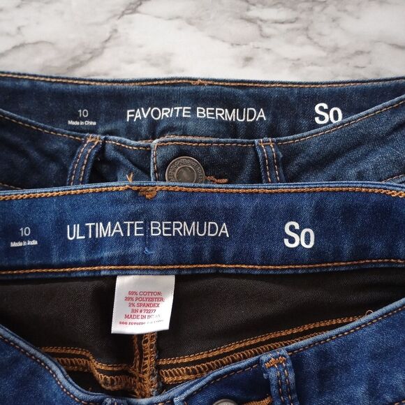 (Bundle) 4 Pair Bottoms 2 Jeans 2 Shorts Size 10 - Picture 6 of 16